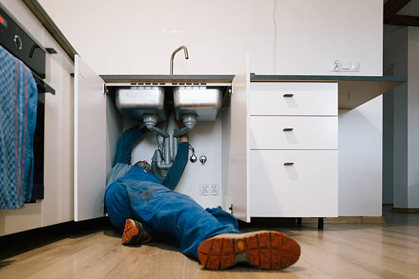 Professional Drain Cleaning technician working in East Wenatchee, WA